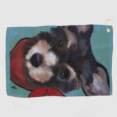 Serviette De Golf Yorkie Poo (Horizontal)
