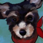 Serviette De Golf Yorkie Poo