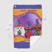 Serviette De Golf Yorkie Poo  (En situation)