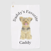 Serviette De Golf Yorkie Yorkshire (Devant)