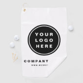 Serviette De Golf Your Business Logo Promoteur Business Company (En situation)