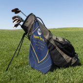 Serviette De Golf Your Logo & Customizable Design Template (Vert)