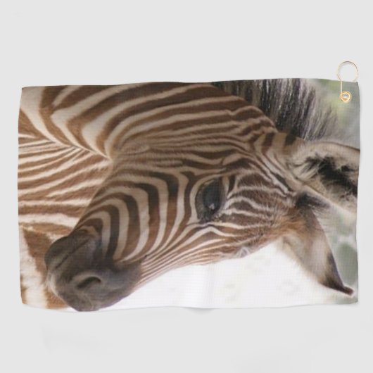 Serviette de golf Zebra (Horizontal)