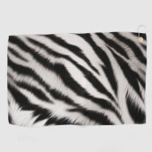 Serviette De Golf Zebra Poster de animal (Horizontal)