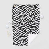 Serviette de golf Zebra Print (En situation)