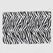 Serviette de golf Zebra Print (Horizontal)