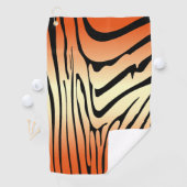Serviette De Golf Zesty Zebra Orange (En situation)