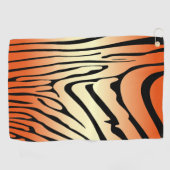 Serviette De Golf Zesty Zebra Orange (Horizontal)