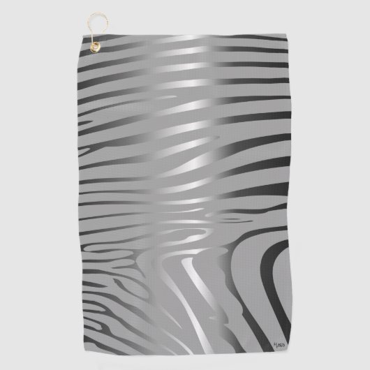 Serviette De Golf Zincident Zebra (Devant)