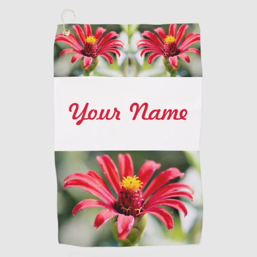 Serviette De Golf Zinnia (Devant)
