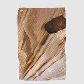 Serviette De Golf Zion Canyon Mur I Abstrait Nature Photographie (Devant)