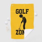 Serviette De Golf Zone de golf - Golf drôle (En situation)