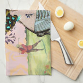 Serviette de golfeur Wisteria Sunrise (Quart Plié)