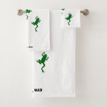 Serviette de grenouille Set par Zone_413