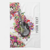 Serviette de guitare colorée personnalisée (Vertical)