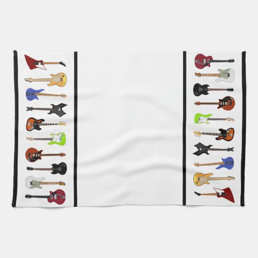 Serviette de guitare électrique (Horizontal)