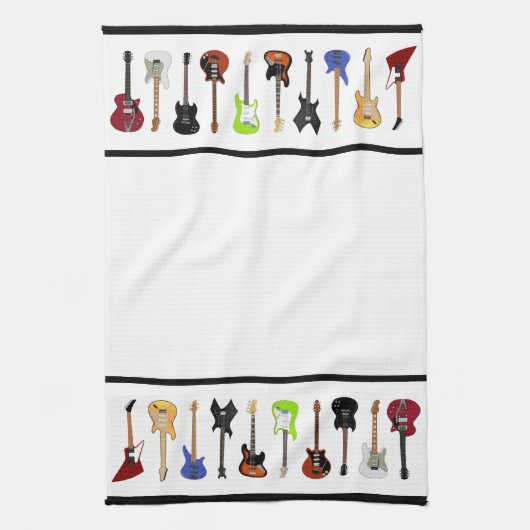 Serviette de guitare électrique (Vertical)