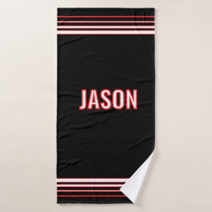 Serviette de gym et de terrain de sport inspirée d