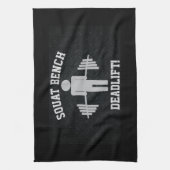 Serviette de gymnase de l'haltérophilie des hommes (Vertical)