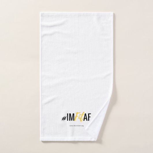 Serviette de gymnase - #IMFitAF (Serviette à main)