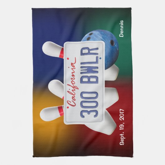 Serviette de jeu Bowling 300 (Vertical)