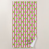 Serviette de la Bridesmaid Lime & Nantucket Red Fi (Devant)