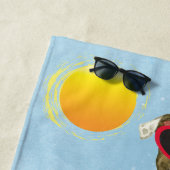 Serviette de la plage de Terrier (En situation)