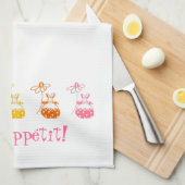 Serviette de lapin d'Appétit de petit pain (Quart Plié)