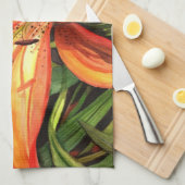 Serviette de lis tigré (Quart Plié)