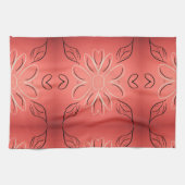 Serviette de luxe avec corail rouillé (Horizontal)