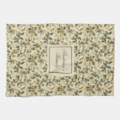 Serviette de luxe personnalisée avec impression or (Horizontal)