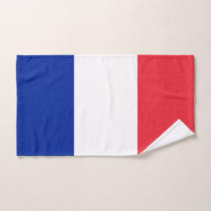 Serviette de main avec le drapeau de la France