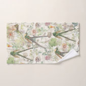 Serviette de main de Bath d'animaux de fleur (Serviette à main)