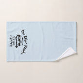 Serviette de main de campeur de famille (Serviette à main)