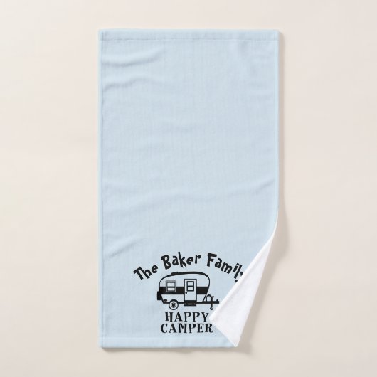 Serviette de main de campeur de famille (Serviette à main)