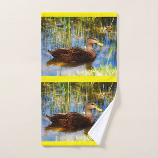 Serviette de main de canard de Mallard