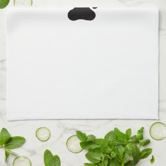 Serviette de main de chienchien de saleté (Plié)