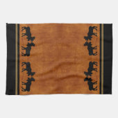 Serviette de main de cuisine d'orignaux (Horizontal)