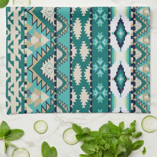 Serviette de main de cuisine/tribal (Plié)