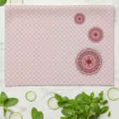 Serviette de main de la Saint-Valentin en dentelle (Plié)
