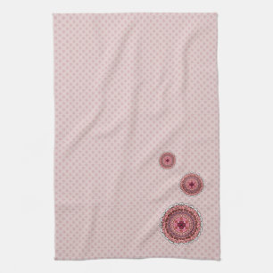 Serviette de main de la Saint-Valentin en dentelle