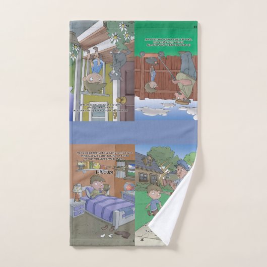 Serviette de main de livre de hoquet - 4 images (Serviette à main)