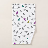 Serviette de main de loups d'hurlement