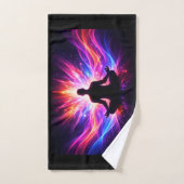 Serviette de main de méditation Chakra Design de y (Serviette à main)