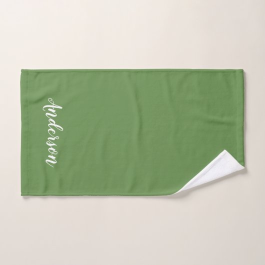 Serviette de main de nom de famille, vous (Serviette à main)