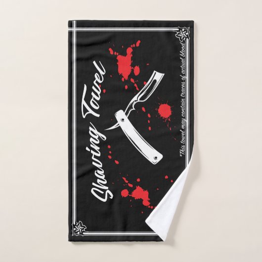 Serviette de main de rasage étroit (Serviette à main)