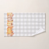 Serviette de main de salle de bains de guingan de (Serviette à main)