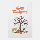 Serviette de main de thanksgiving (Vertical)