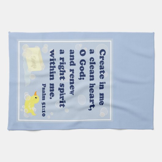 Serviette de main en caoutchouc propre grinçante (Horizontal)