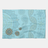 Serviette de main en cuivre Mehndi Fantasy (Horizontal)